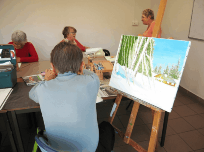 Dessin Peinture : aquarelle, huile, acrylique, pastel, fusain, crayon – Image 2
