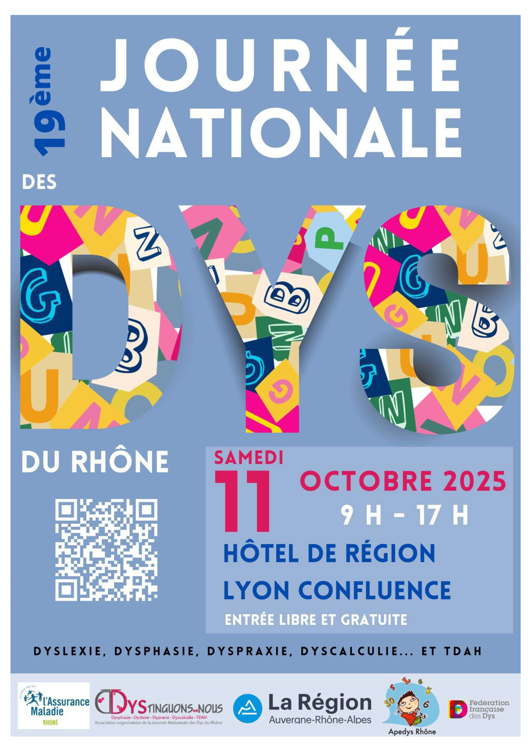Journée Nationale des DYS le 11 octobre 2025