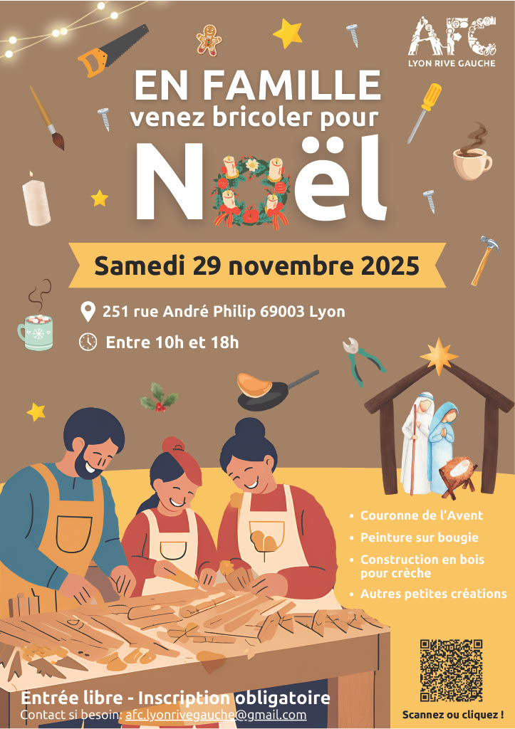 📢 Atelier bricolage de Noël en famille – 29 novembre 2025