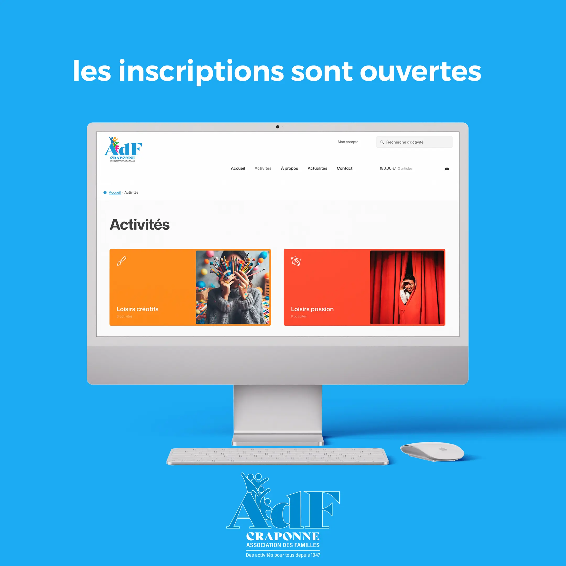 LES INSCRIPTIONS SONT OUVERTES !